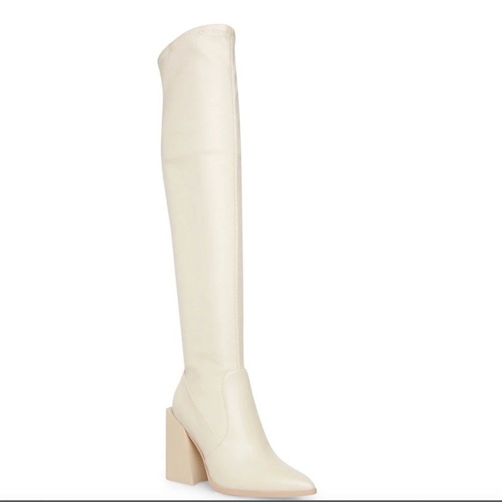 Steve Madden Tanzee Bone thigh high boots